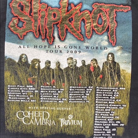 Slipknot Tour Shirt - Picture 6 of 8